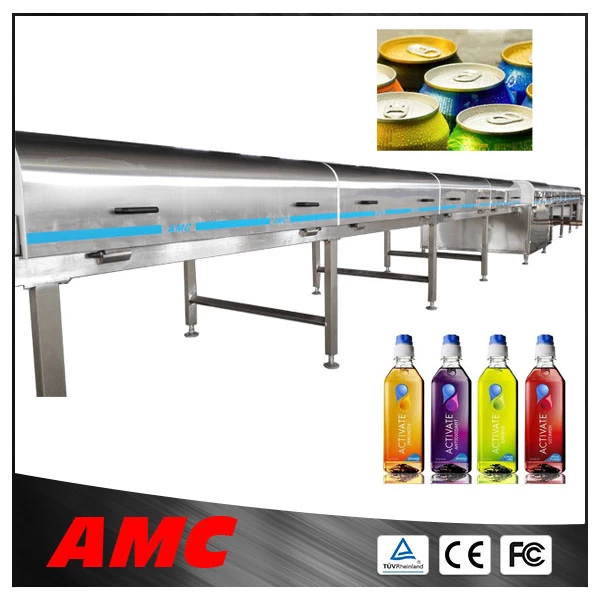 China most professional stainless steel carbonated beverage/coke cooling tunnel suppliers