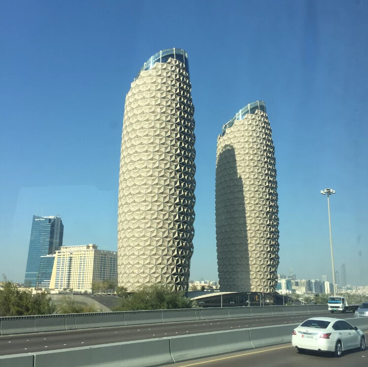 Amazing building at Abu Dhabi 