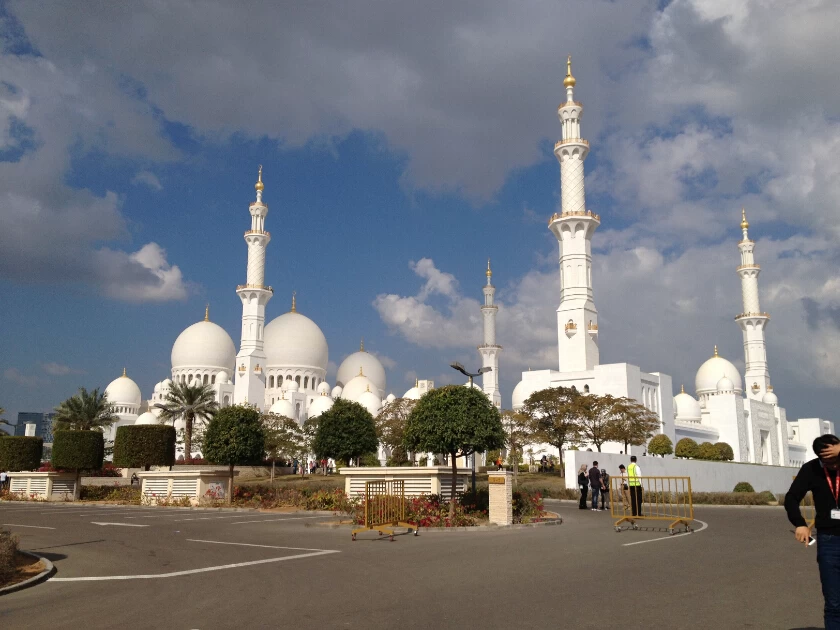 Sheikh Zayed Mosque at Abu Dhabi