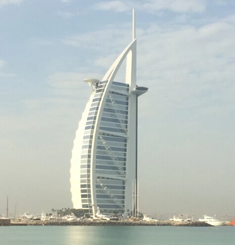 The Burj Al Arab Hotel in Dubai