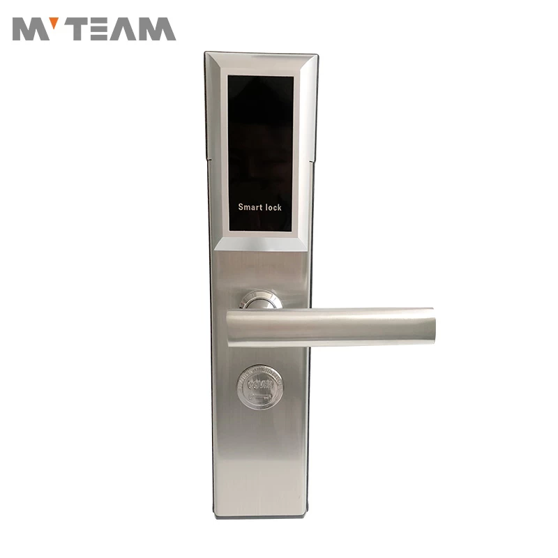 Card Hotel Door Locks Stainless Steel Card Reader Smart Door Lock with Electronic Lock Body