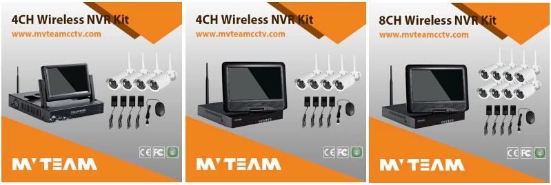 Surveillance CCTV Camera Home Security System Wireless(MVT-K04T)