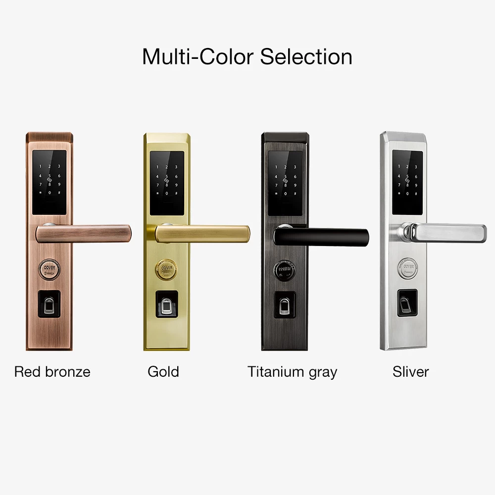 WiFi Smart Front Door Lock Safe And Intelligent Keyless Life Luxurious Stainless Steel Fingerprint Bluetooth Smart Lock