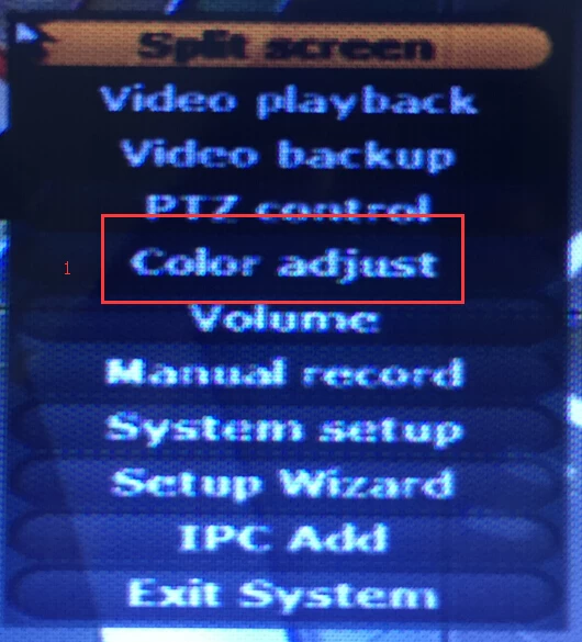 How to adjust the image color for wifi cameras ?