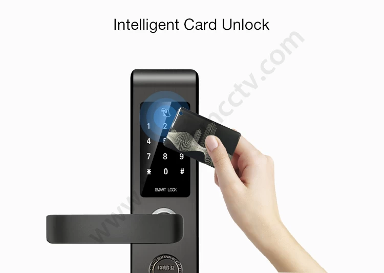 WiFi Smart Front Door Lock Safe And Intelligent Keyless Life Luxurious Stainless Steel Fingerprint Bluetooth Smart Lock