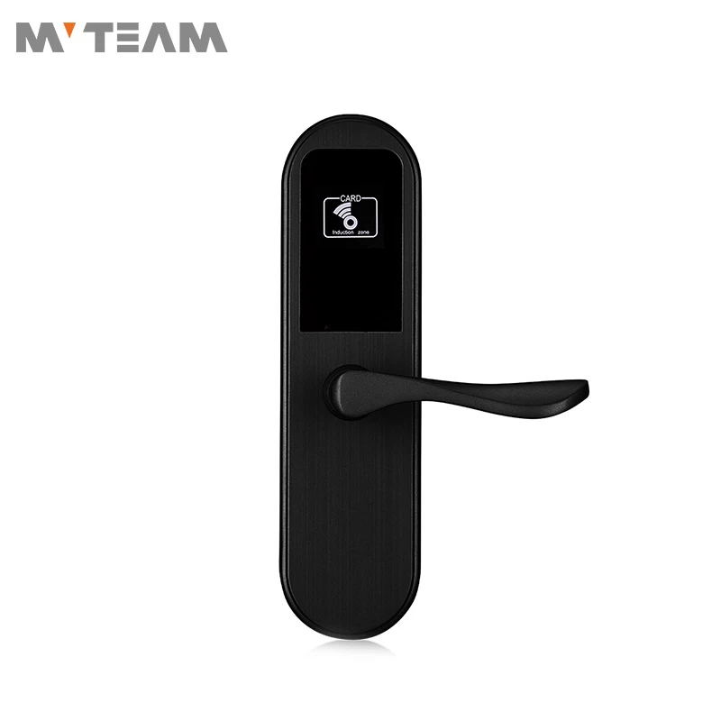 Key Card Hotel Door Lock Zinc Alloy Door Lock Great Choice for Replacing the Old Ball Lock Mechanical Handle Lock