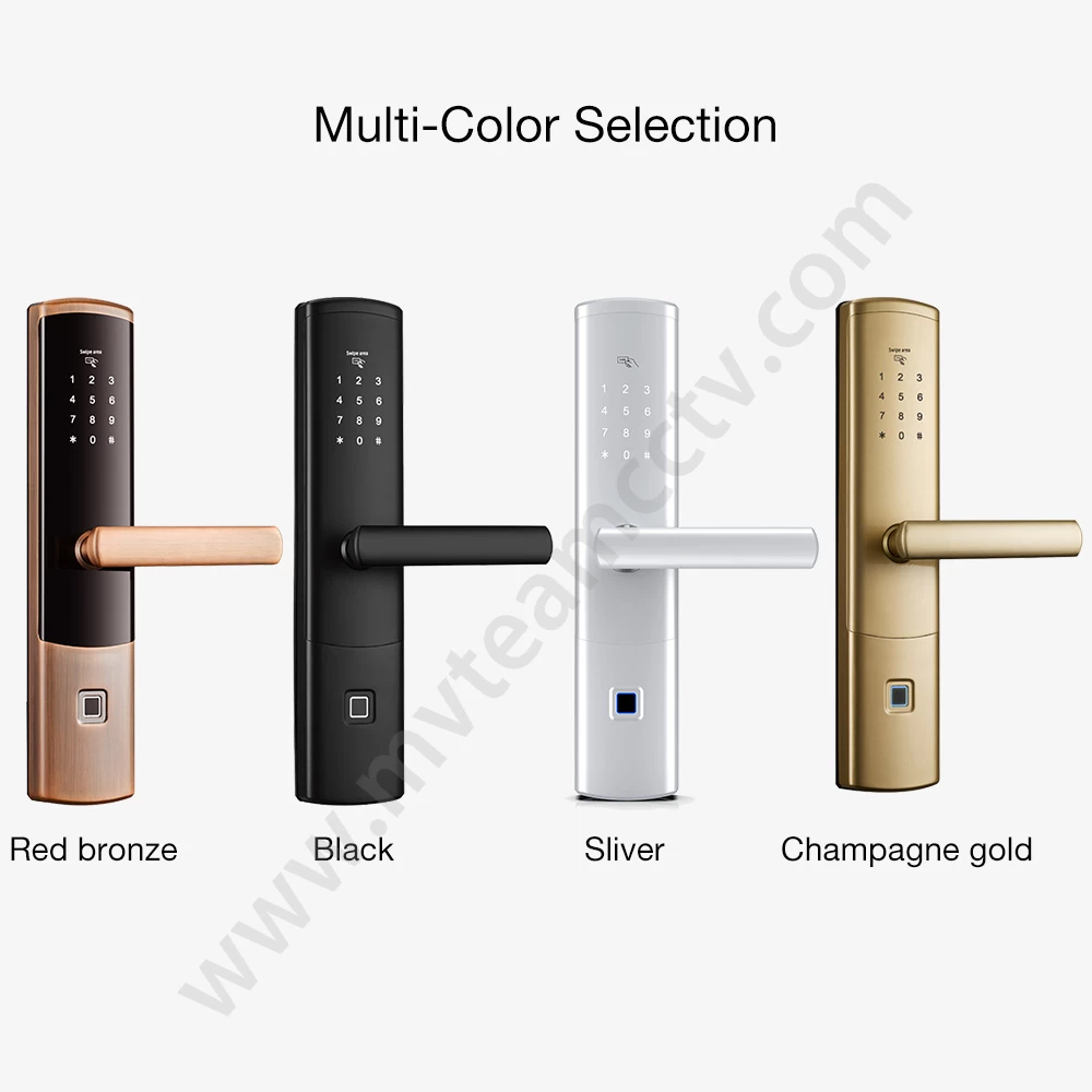 High Security Fingerprint Intelligent Remote Control Bluetooth Door Lock With APP