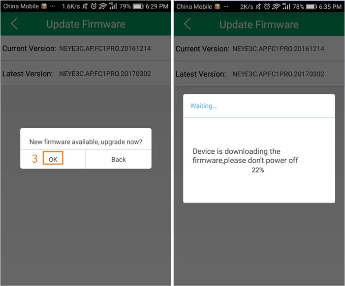 MVTEAM Wifi IP Cameras Support Firmware Update Via APP V12