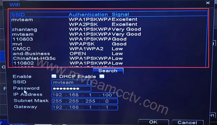 How to set the WiFi Function for MVTEAM 5-in-1 Hybrid DVR?