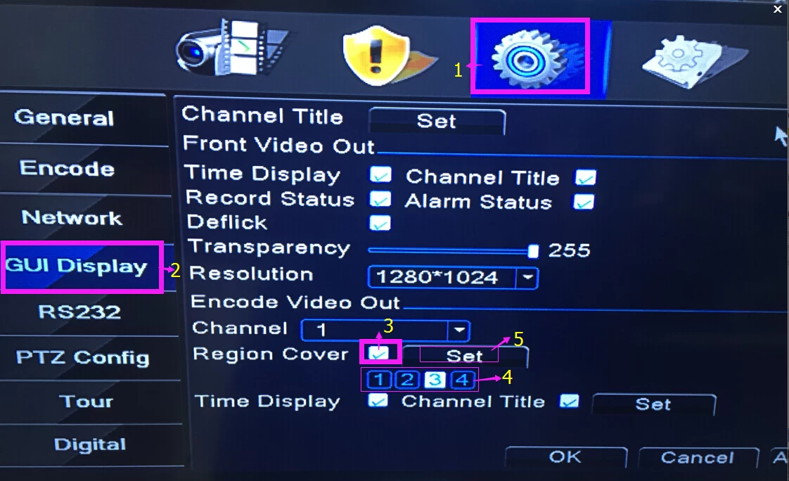 How to set Privacy Masking for MVTEAM 5-in-1 DVR ?
