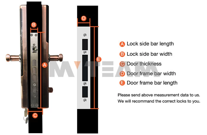  How to Choose a Suitable Smart Door Lock mortise size