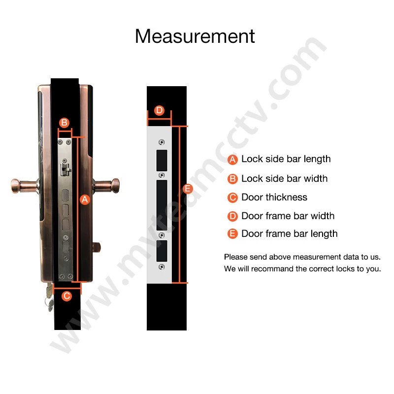 Residential Door Locks Keyless Fingerprint Entry Card Password Available Door Lock System