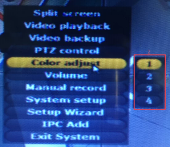 How to adjust the image color for wifi cameras ?