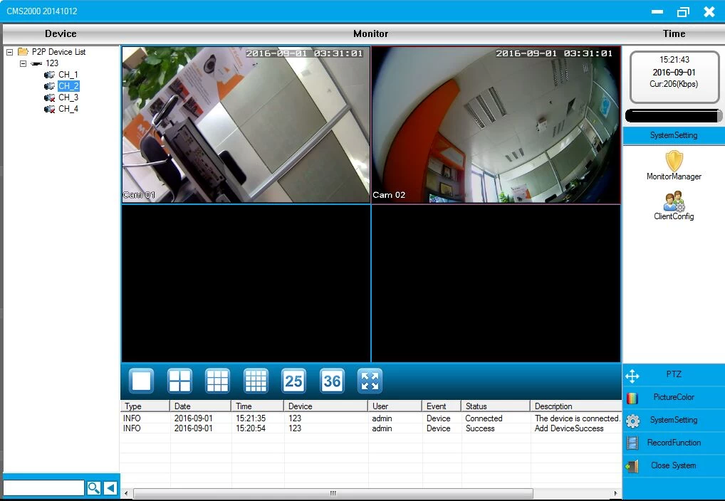 How to remote view DVR( PAH51 / 53 /55) via different methods?