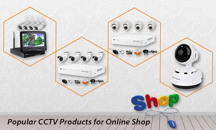 What are the Most Popular CCTV Products for Online Shop ?