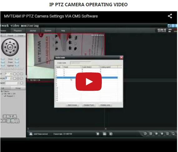 How to setup IP PTZ Camera?