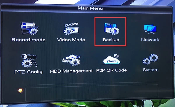 How to use USB flash disk to backup DVR video records(PAH51/53/55 series)?