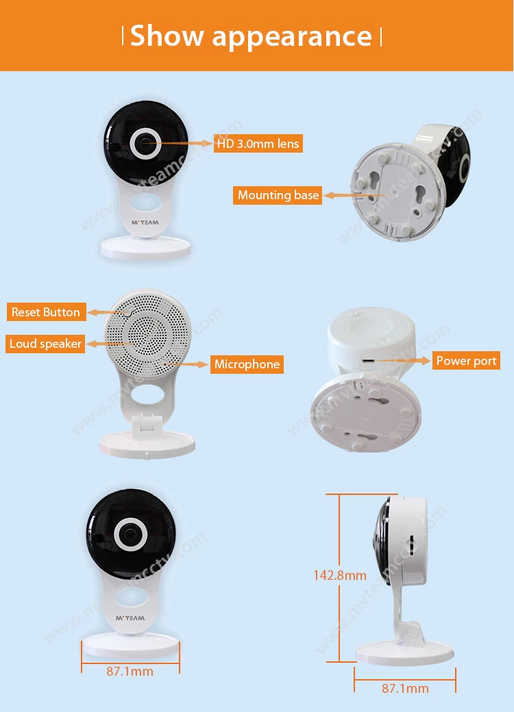 Two-way Intercom Wifi IPC 1080P Wireless CCTV Camera(H100-A2)