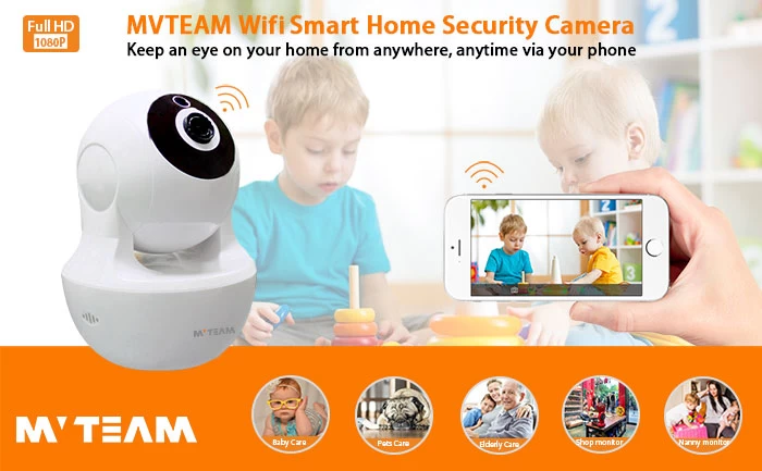 New Housing Design 1080P Wifi Smart Home Security Camera
