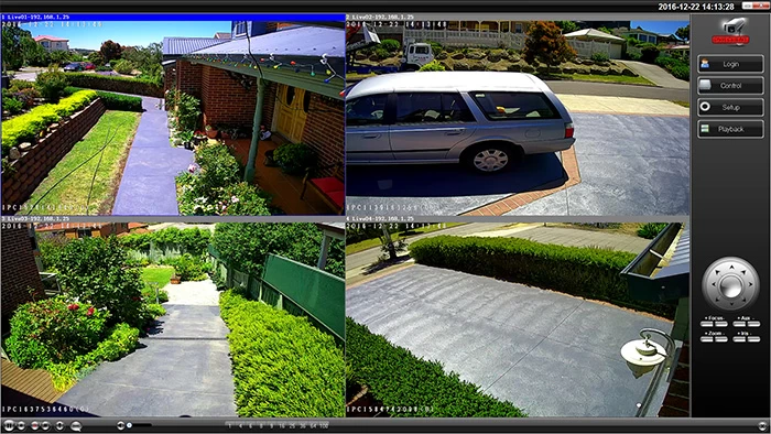 MVTEAM IP Camera Project for a House in Australia