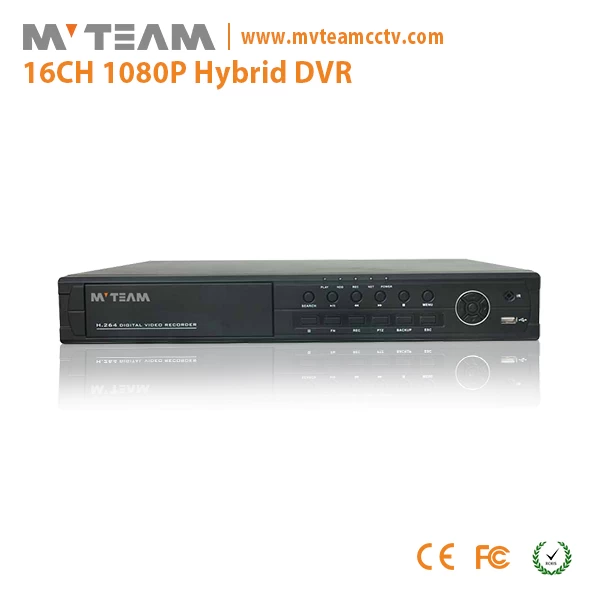 16CH 1080P模拟和数字混合网络视频录像机的IP摄像机（6416H80P）