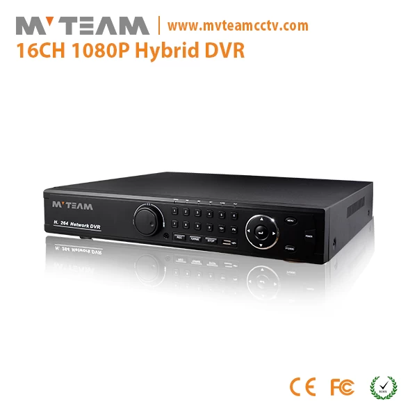 16CH 1080P TVI CCTV DVR CVI CVBS IP Hybrid Real Time 1080P AHD DVR(62B16H80P)
