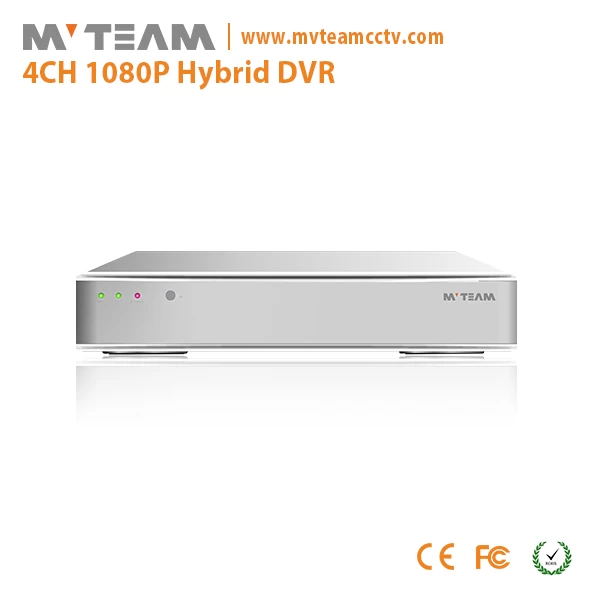 4CH 1080P AHD and NVR Hybrid High Definition dvr recorder(6704H80P)