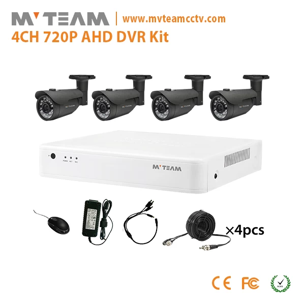 Sistema CCTV a bullet ACH a 4CH MVT KAH04