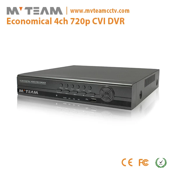4路7​​20P全高清点对点CVI DVR MVT CV6204C