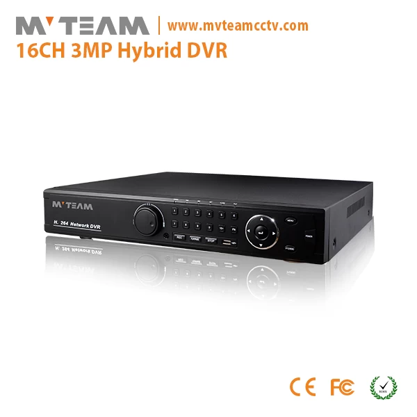5-in-1 Hybrid DVR For Sale 3MP 2048*1536 16 Channel HD DVR support 4pcs HDD(62B16H300)