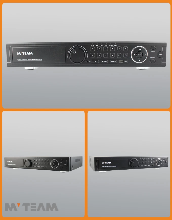 5MP 2592 * 2048 16CH AHD TVI CCTV DVR Unterstützung 4 stücke HDD (62B16H400)