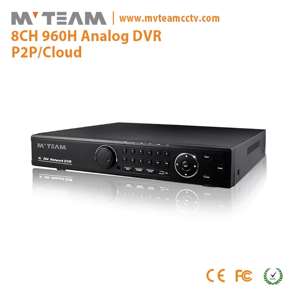 8-Kanal-DVR 960H P2P Cloud-Technologie MVT 62B08D