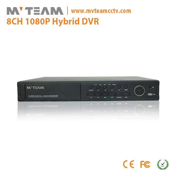 中国工厂的价格8CH 1080P混合3合1 DVR硬盘录像机（6408H80P）