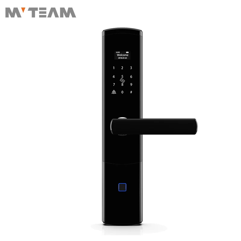 Electronic Keyless Door Lock Touch Screen Keypad Fingerprint Door Access for House Home Office Security