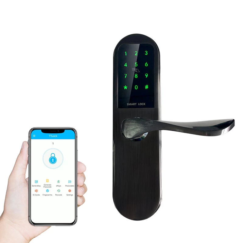 电子汽车旅馆门锁蓝牙APP WiFi接入酒店安全智能锁具NFC卡升级RFID卡