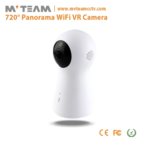 H.264 1080P 2MP WiFi 720度全景VR摄像头，带2个鱼眼镜头