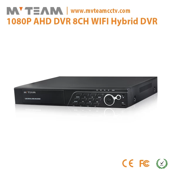 MVTEAM中国中央电视台AHD 1080P的全DVR带wifi 8CH P2P功能AH6508H80P