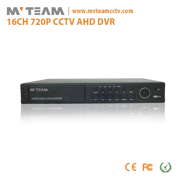 MVTEAM Hot Sale HD Hybrid DVR 16 Channel AH6416H