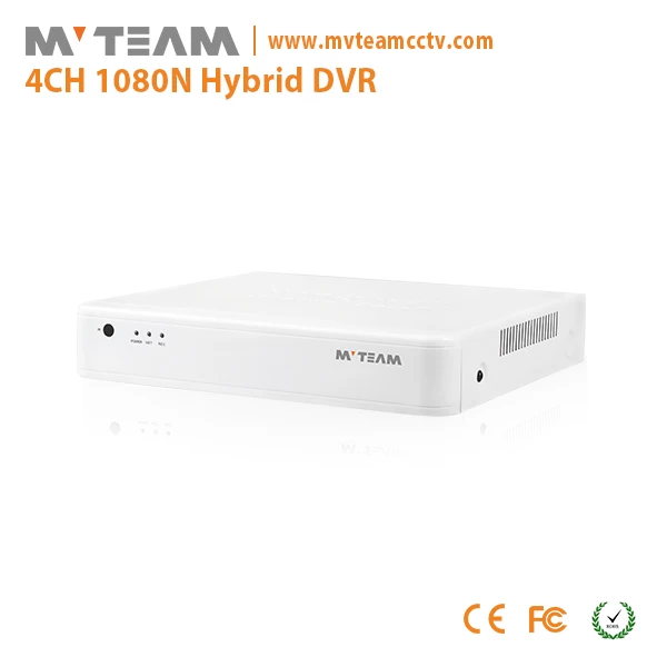 Mini Size 4ch 1080N AHD TVI CVI CVBS IP Hybrid h 264 standalone dvr(6704H80H)
