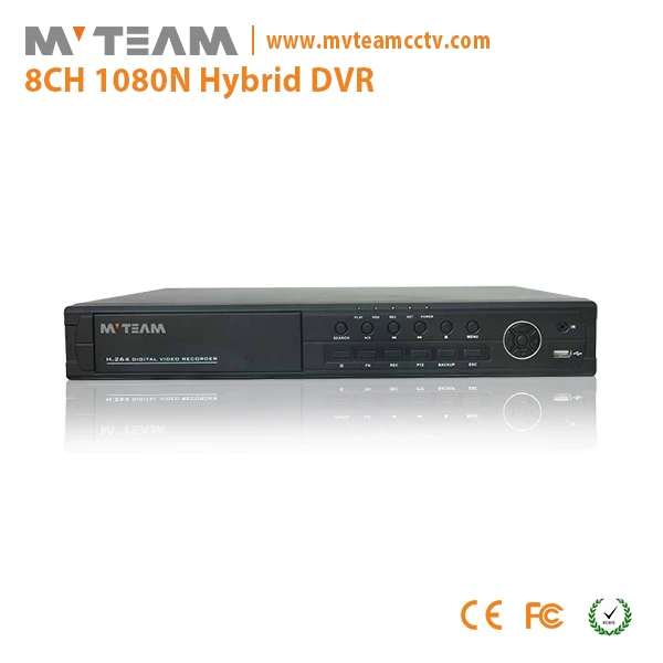 P2P Analog and Digital Hybrid 8 channel security dvr video recorder(6408H80H)