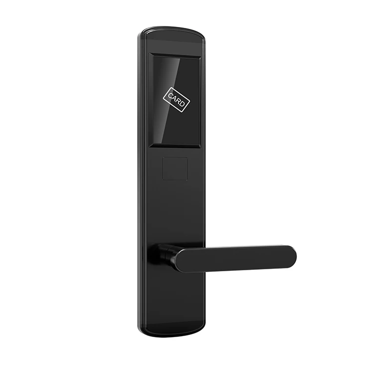 Stainless Steel Luxury Electronic Hotel Door Card Lock With Special Hotel Lock Mortise