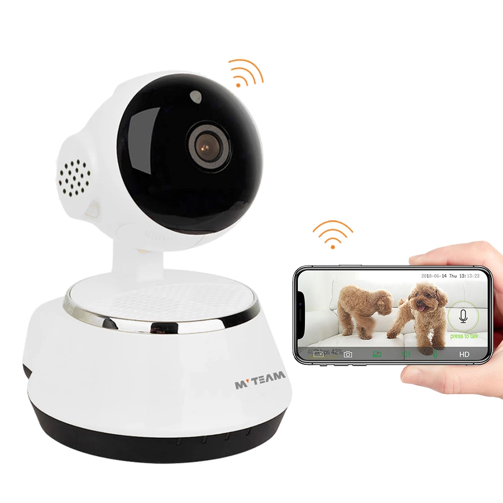 Çin WiFi Pet Kamera Kapalı Köpek Monitör İnsan Izleme Ev Güvenlik Kamera üretici firma