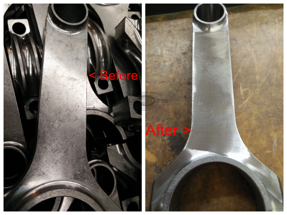 Connecting rods Shot Peening and Mirco-Polishing, Special A-level appearance