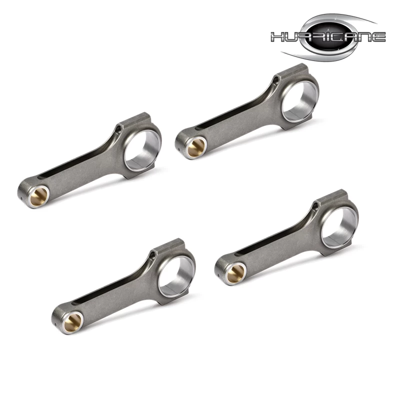Set of 4, Forged 4340 Steel H-beam Nissan  240SX-KA24DE connecting rods