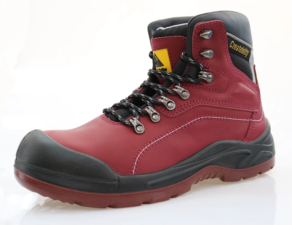 0146 new collection cow split nubuck leather safety boots