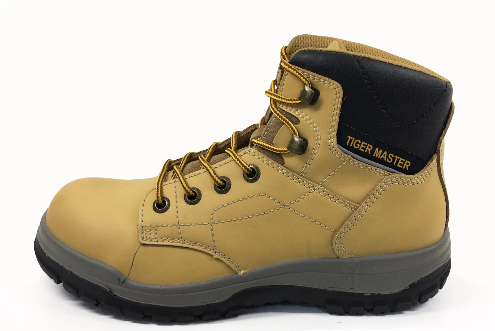 0160 split nubuck leather high ankle safety boots shoes