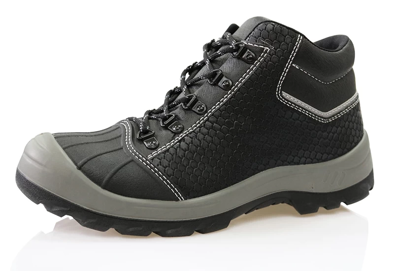0184-2 Black Steel Toe sécurité chaussures de sécurité semelles