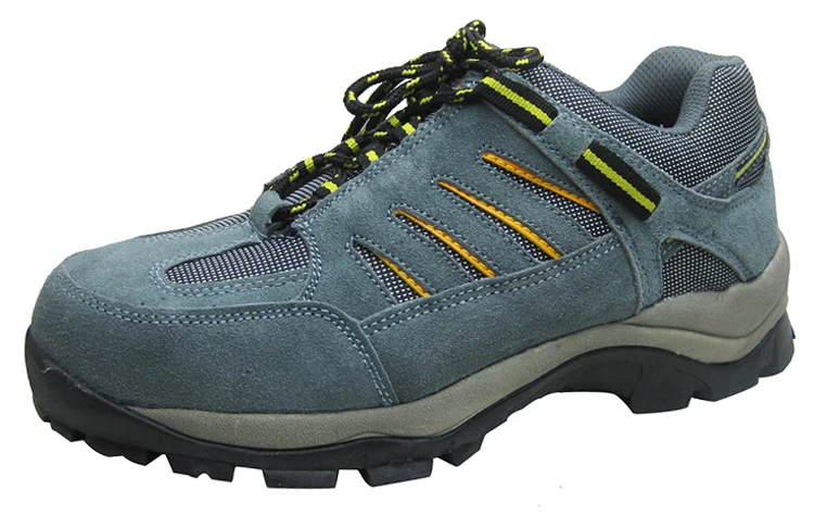 3070 non slip suede leather hiking safety shoes steel toe cap