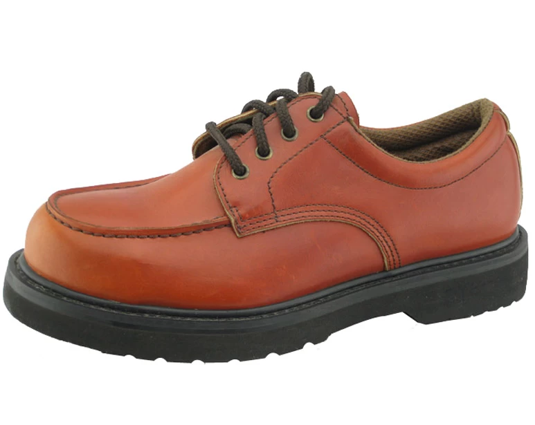 sapatos de trabalho de couro genuíno Goodyear construção de 4 polegadas para os homens de trabalho