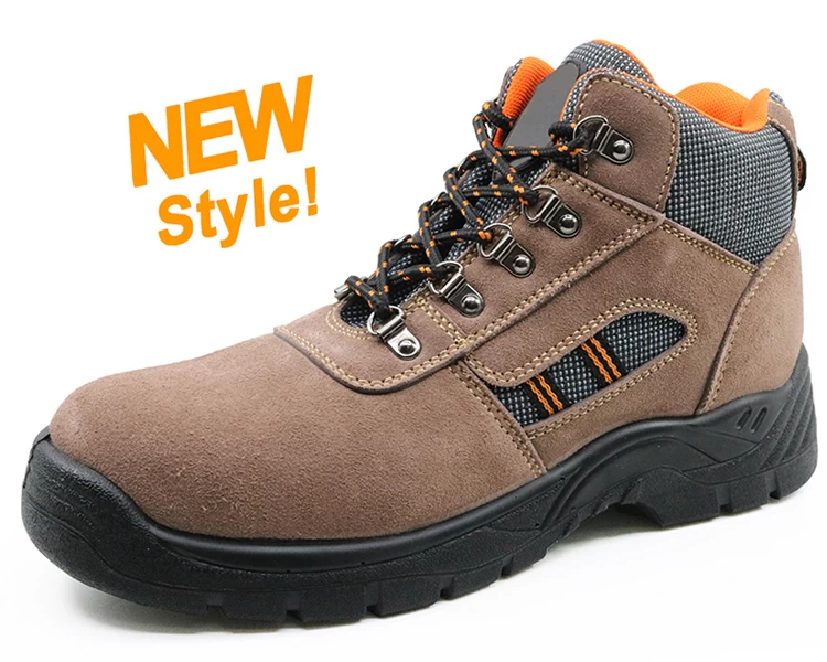 5040 suede leather pu sole steel toe cap sport type safety boot